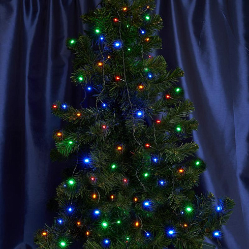 Светодиодная гирлянда CL06 линейная 20м + 1.5м 230V разноцветная c питанием от сети | 32310 | Feron