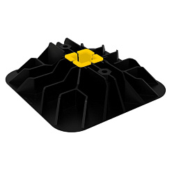 Опора размером 300х300 мм для установки на кровлю, пластик, 268466 | ОПКЛ-300х300-П |  Ostec