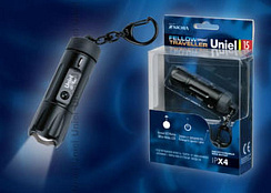 Фонарь-брелок offroad Premium «Compact fellow traveller»  P-KL025-B Black  алюм, 1 Nichia 0,5mm LED, 3.6V 70mAh Ni-MH в/к, черн | 05147 | Uniel