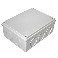 Коробка распределительная для о/п 200х150х75 б/г (16шт/кор) IP55 безгалогенная (HF) | 40-0321 | Промрукав