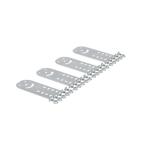 Пластина крепежная GSV H100 (4 шт.) в комплекте с метизами, необходимымидля монтажа | 30015K | DKC