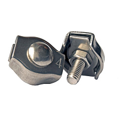 Зажим для троса Simplex 4 мм (1 шт) - пакет ( 0,014 кг) | 126601 | Tech-KREP