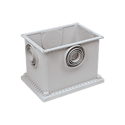 Колодец заземления контрольно-измерительный, 310х210х230 мм, пластик|88201|Ezetek