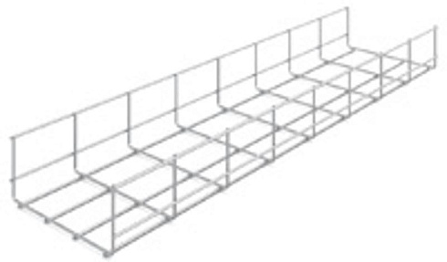 Проволочный лоток 200х85х3000, толщ. 4,0 мм, гальван. цинк, 015285 | ПЛМ-200х85х3000-4,0-ЭЦ |  Ostec