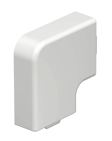 Крышка плоского угла кабельного канала WDK 15x40 мм (ПВХ,белый) (WDK HF15040RW) | 6192769 | OBO Bettermann