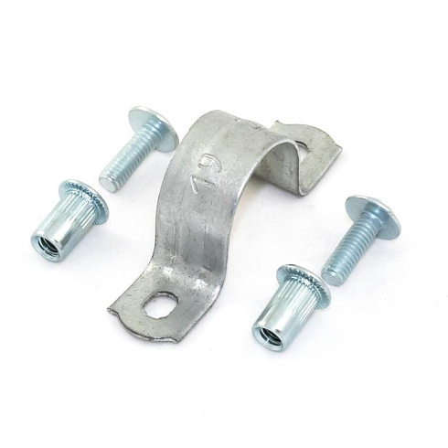 Комплекты для крепления ОКЛ с использованием винта, заклепки и скобы СМД 21-22 (100 шт)  | PR08.5032 | Промрукав