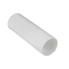 Муфта соединительная для трубы 25мм (5шт) белая Plast EKF | ms-t-25-w-r | EKF