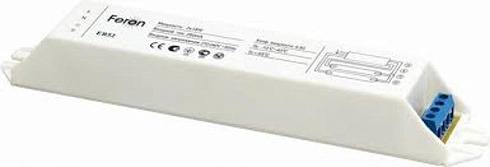 Аппарат пускорегулирующий EB51S 1*30W T8/G13 230V электронный ПРА 195*28*19мм | 21520 | FERON
