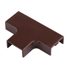 Угол T-образный (25х16) (4 шт) Plast EKF PROxima  под темное дерево|tchd-25-16x4|EKF