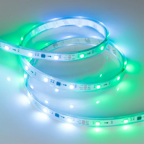 Светодиодная лента герметичная SPI-P-B30-12mm 12V RGB-PX3 (7.2W/m, IP66, 5060, 5m) (Arlight, бегущий огонь) | 026370(3) | Arlight