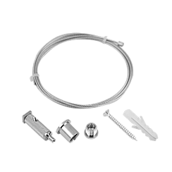 Подвес Supermarket тросовый 2 м с креплением в отверстие М5 (к-кт: 2 троса + 2 винта) | V4-R0-00.0006.SU0-0002 | VARTON