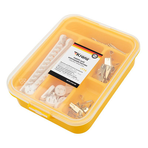 Набор картинного крепежа 116 шт. | KR-01-3101-04 | Kranz