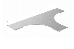 Крышка к Тройнику для лестничного лотка НЛО 200, толщ. 1,0 мм, Сендзимир цинк, 023221 | КТЛНЛО-200-1,0-R330-СЦ |  Ostec