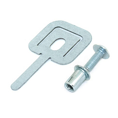 Комплекты для крепления ОКЛ с использованием винта, заклепки и хомута FR ПР-25 (100 шт) Промрукав | PR08.5203 | Промрукав