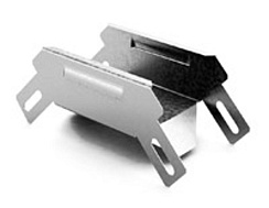 Угловой соединитель внешний к лотку 400х50, толщ. 1,0 мм, Сендзимир цинк, 032645 | УСВ90-400х50-1,0-СЦ |  Ostec