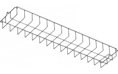 Решетка защитная для светильников ДСП-112-00-150-01 размер 7515х1595х565 мм | 97960 | INNOLUX
