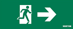 Пиктограмма (Наклейка) Фигура / Стрелка Вправо для аварийно-эвакуационного светильника IP20 | V1-R0-70354-21A01-2014 | VARTON