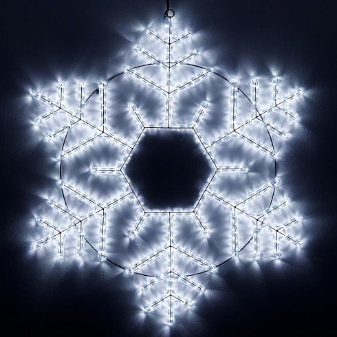 Фигура ARD-SNOWFLAKE-M10-1000x900-504LED White (230V, 31W) (Ardecoled, IP65) | 034258 | Arlight