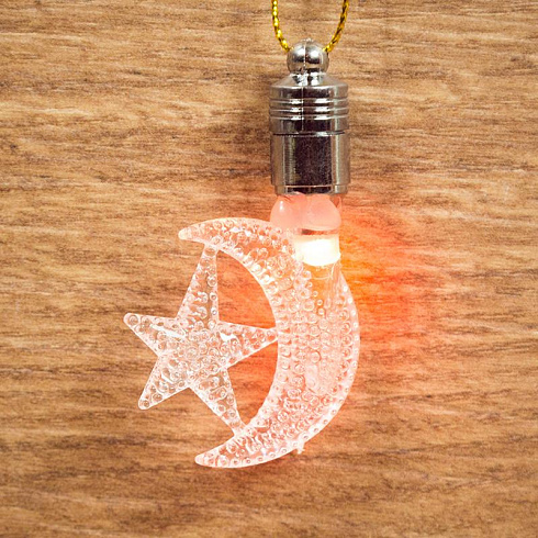 Фигурка подвесная "Месяц" RGB 8*5,5 см | 501-092 | NEON-NIGHT