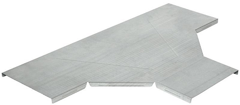 Крышка разветвителя Т-образного осн. 200мм R300 HDZ | CRT04D-4-200-01-HDZ | IEK