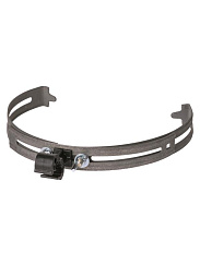 Держатель рег-й Ø230-350 мм на круглый конек, полим-фикс- с защ. для прута Ø8-10 мм, термодиф. | SQ2402-3256 | TDM