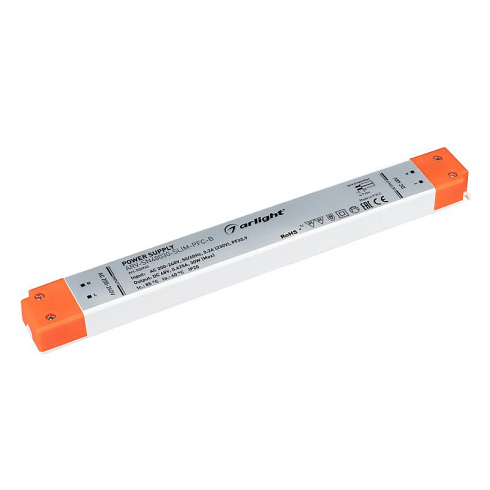Блок питания ARV-SN48030-SLIM-PFC-B (48V, 0.63A, 30W) (Arlight, IP20 Пластик, 3 года) | 036965 | Arlight