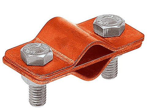 Зажим соединительный пруток — пруток параллельный, медь|90552-2|Ezetek