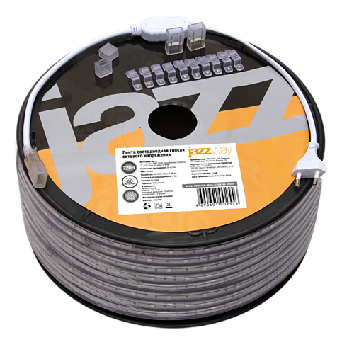 Лента светодиодная LED MVS-2835/60-IP68-220V-  WW - 1m (теплый белый) | 5004269 | Jazzway