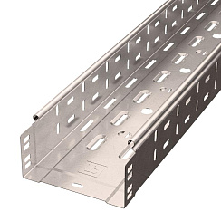 Лоток перфорированный Стандарт INOX (AISI 409) 150х80х3000 (0,7 мм) (6 м/уп) | PR16.2415 | Промрукав