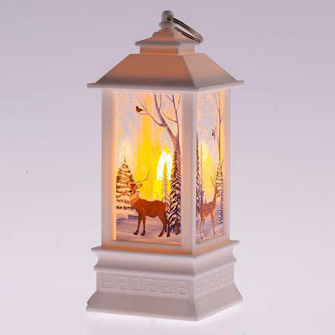 Новогодний декоративный светильник Сказочный лес  EGNDS-05   теплый белый, диодов , h 20 см, 3*ААА, IP20 | Б0051938 | ЭРА