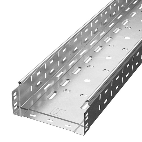Лоток перфорированный Стандарт INOX (AISI 304) 200х80х3000 (0,8 мм) (3 м/уп) | PR16.2336 | Промрукав