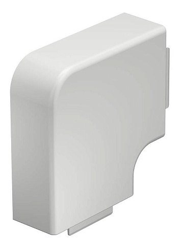 Крышка плоского угла кабельного канала WDK 40x90 мм (ПВХ,белый) (WDK HF40090RW) | 6192866 | OBO Bettermann