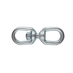 Вертлюг петля-петля оцинк. 6мм (1 шт) - ярлык ( 0,105 кг) | 112752 | Tech-KREP