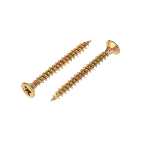 Саморез универсальный 3,5х35мм, желтый цинк, пакет (1000 шт/уп) | 1111-3535-2 | Kranz