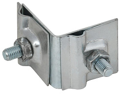 Дер. пр. кр. 6-10мм фальца угл. h=40мм оц. сталь | ZDP80-11-2-16-40 | IEK