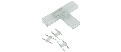 Переходник для ленты 220V 5050 Т образный (10pkt) | a035329 | Elektrostandard