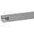 Кабель-канал (крышка + основание) Transcab - 80x100 мм - серый RAL 7030 | 636118 | Legrand
