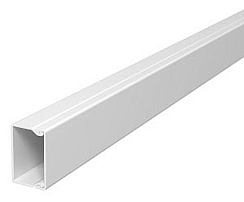 Мини-канал WDK с крышкой 40x40x2000 мм (высота борта 40 мм, крышка 40 мм) ПВХ белый RAL 9010 | 6191126 | OBO Bettermann