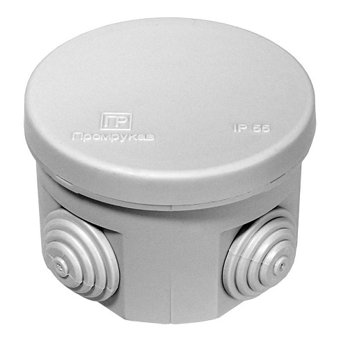 Коробка распределительная для о/п атмосферостойкая 70х50 (132шт/кор) IP55 безгалогенная (HF) | 40-0115 | Промрукав