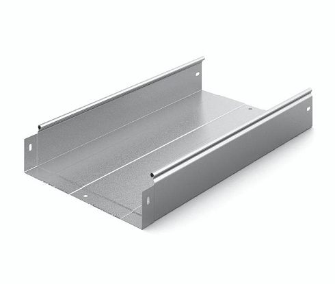 Металлический лоток неперфорированный 300х80х3000, толщ. 0,8 мм, Сендзимир цинк, 013388 | ЛНМЗТ-300х80х3000-0,8-СЦ |  Ostec