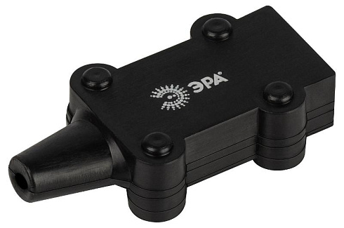 Заглушка для Белт-лайт ERABL- Z   (на 2 жил.), черный (10/500/15000) | Б0049181 | ЭРА