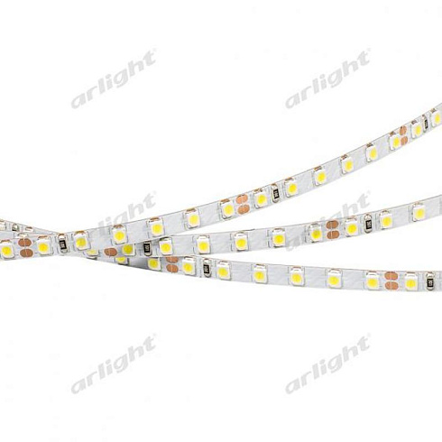 Светодиодная лента RT 2-5000 24V Cool 8K 5mm 2x (3528, 600 LED, LUX) (Arlight, 9.6 Вт/м, IP20) | 015650 | Arlight