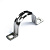 Скоба металлическая двухлапковая СМД(INOX) d38-40 мм (10шт/200шт уп/кор) | PR08.20752 | Промрукав