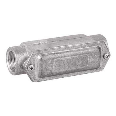 Коробка протяжная алюминиевая, 2 ввода 180°, М40х1,5 ,IP55,171х62х71мм | 6030-40 | DKC