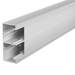 Кабель-канал Rapid 45-2 с 2 крышками 53x130x2000 мм (для ЭУИ 45х45 мм) ПВХ светло-серый RAL 7035 | 6113202 | OBO Bettermann