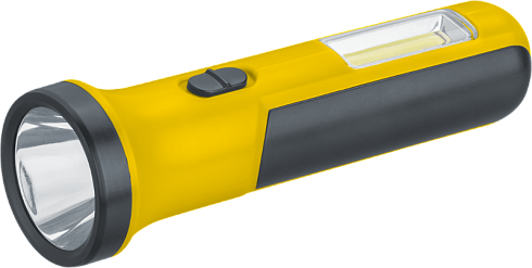 Фонарь светодиодный ручной  93 884 NPT-CP27-ACCU пласт.1LED,1Вт+1COB,2Вт li-ion 0,4Ач 2реж. | 93884 | Navigator