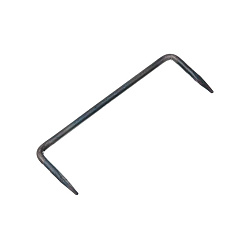 Скоба строительная 220х70х8 (5 шт) - упак. ( 0,517 кг) | 110304 | Tech-KREP