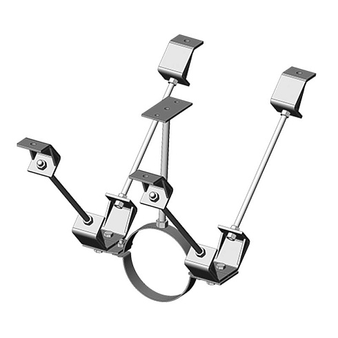 Опора неподвижная тип 2, гальван. цинк, 868370 | ОПН2-ЭЦ |  Ostec