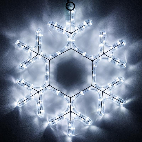 Фигура ARD-SNOWFLAKE-M7-450x375-108LED White (230V, 6.5W) (Ardecoled, IP65) | 034249 | Arlight