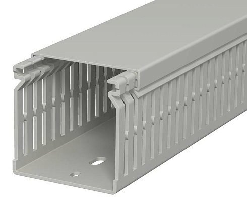 Распределительный кабельный канал LK4 N 60x60x2000 мм (ПВХ,серый) (LK4 N 60060) | 6178207 | OBO Bettermann
